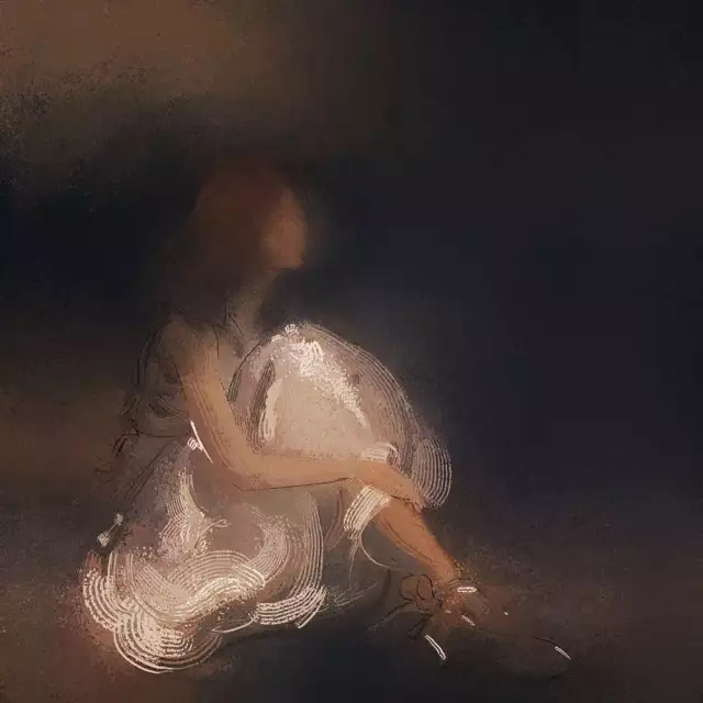 油画女生作品