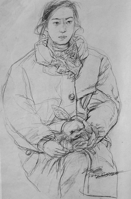 大师速写作品